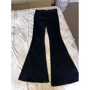 Free People Flare Blue Jeans